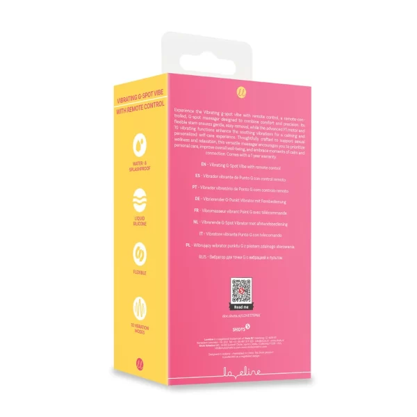 Loveline G-Spot Vibe Pink – Stymulatory punktu g