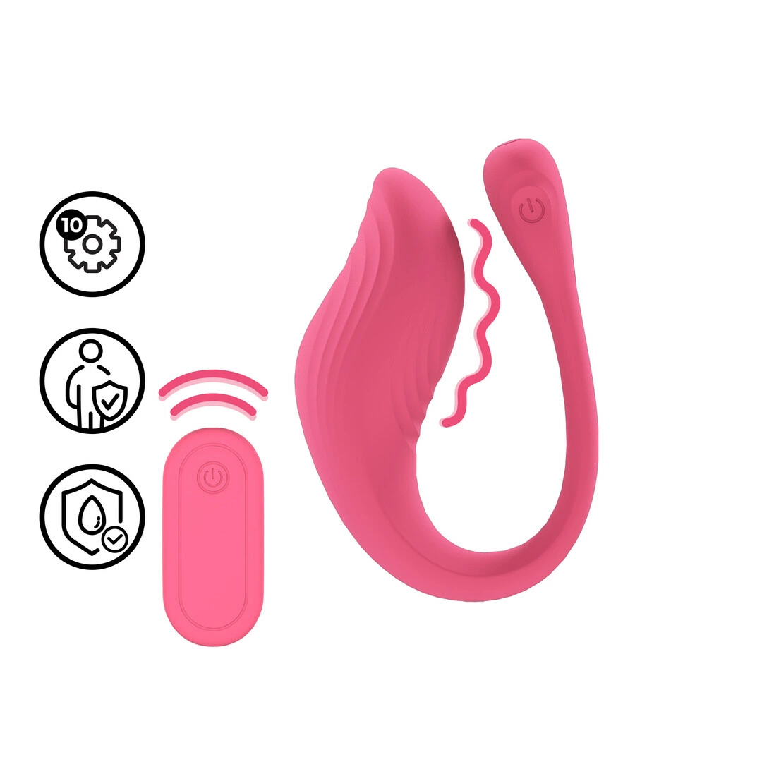 Loveline G-Spot Intimate Massager Pink with Remote - Anelma Loveline G-Spot Vibe Pink - vibraattori