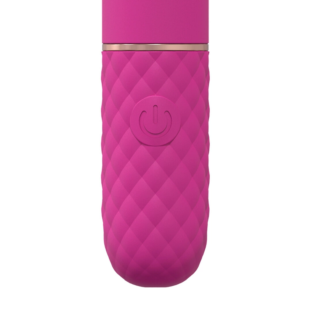 Mini Wand Vibrator Pink - Compact Rechargeable Silicone