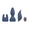 Interchangeable Vibrator Kit Blue/Grey