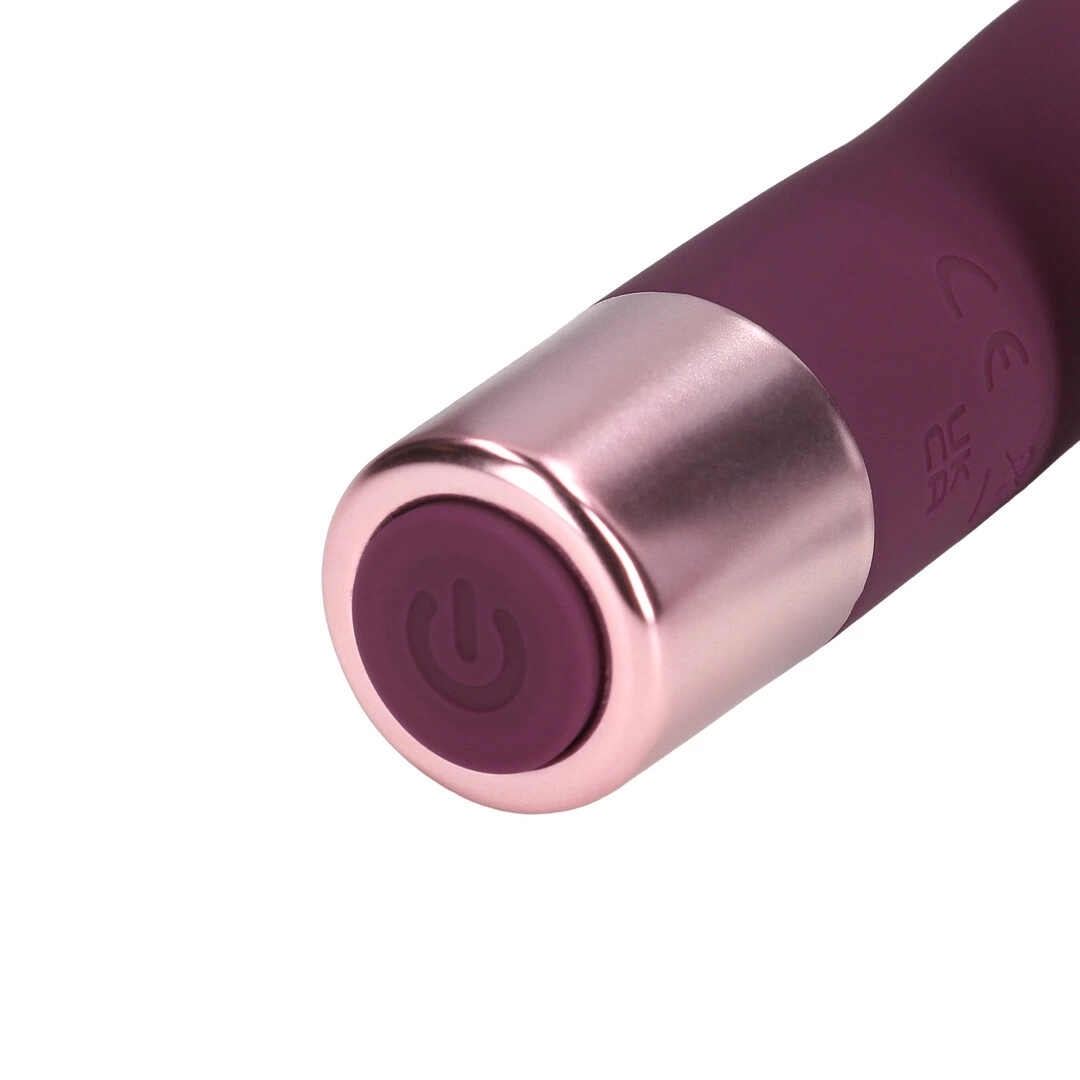 Mini Classic Wand Vibrator Burgundy - vibraattori - Anelma Mini Classic Wand Vibrator Burgundy