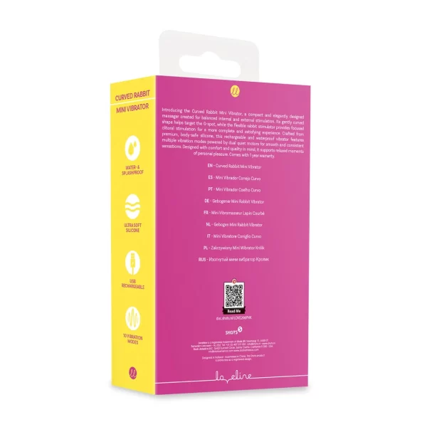 Mini Curved Rabbit Vibrator Pink – Podwójne (króliczki)