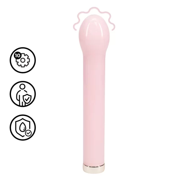 Loveline Glass Bulb Shaped Vibe Pink - vibraattori