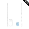 Dreamsicle Compact AirTap Blue 2-in-1 Vibrator with 2