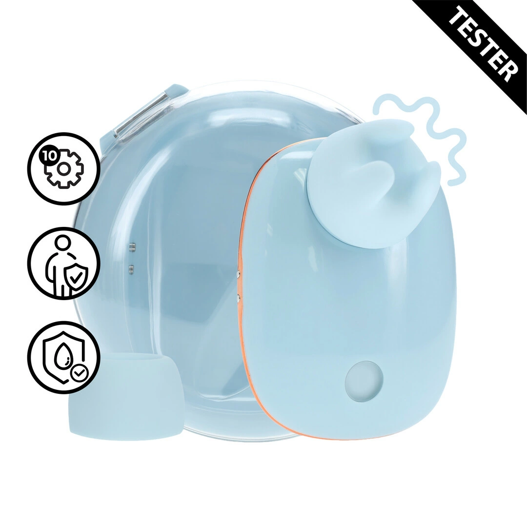 Dreamsicle Compact AirTap model z dwoma końcowkami Blue - vibraattori