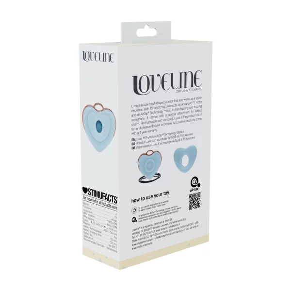 Luvie Heart-shaped AirTapÂ® – Wibratory pulsacyjne