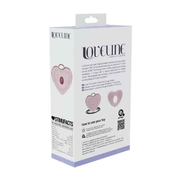 Luvie Heart-shaped AirTapÂ® – Wibratory pulsacyjne