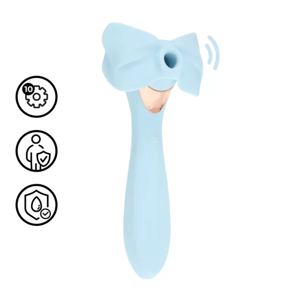 Darling AirTap Wand Vibrator 5 końcowek wymiennych niebieski - vibraattori