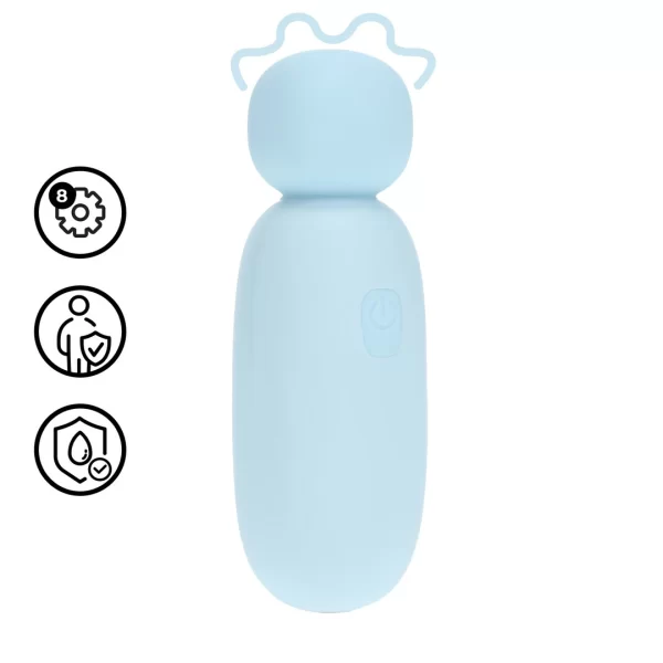 Mochi Mini Chunky Wand Vibrator Blue - vibraattori