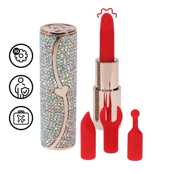 Loveline Sparkle Lipstick Vibrator Iridescent - vibraattori