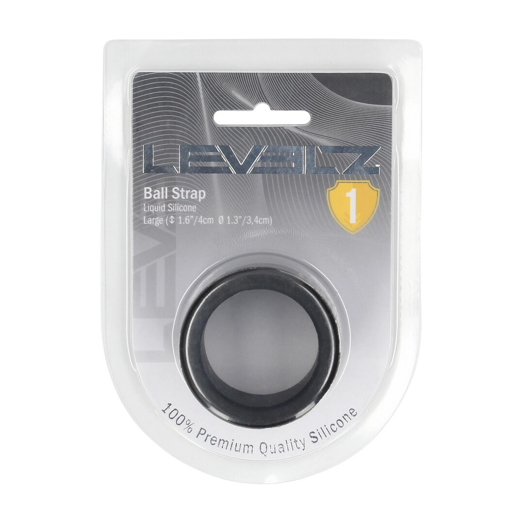 LEVELZ Opaska Silikonowa Powiększająca L 34mm Czarna - Anelma eroticshop