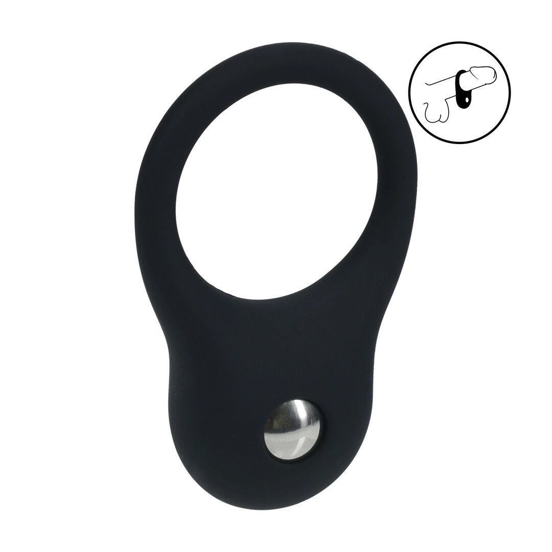 LEVELZ Silicone Weighted Training Ring Black - Premium Comfort Fit S - Anelma sextoys