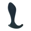 LEVELZ Single Ripple Silicone Prostate Model Black - Ergonomic Design. Prostate massager. See functions
