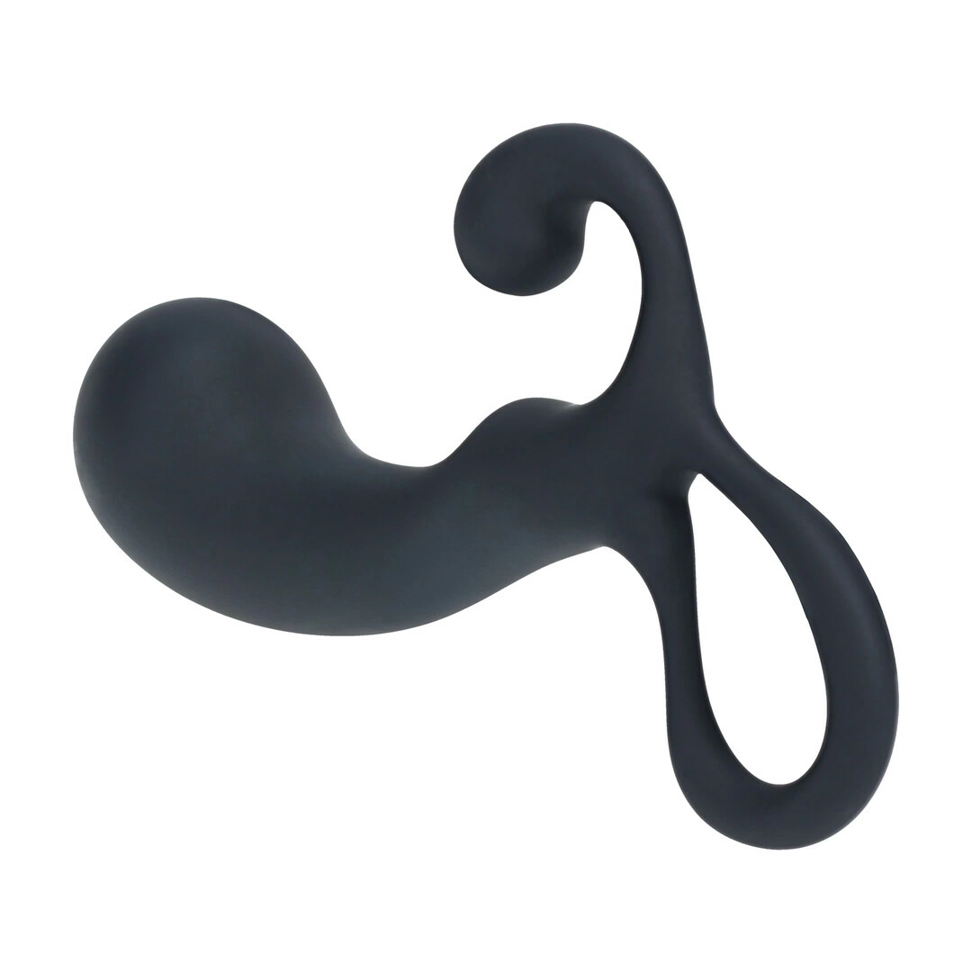 Prostate massager - Anelma LEVELZ Pro L2 Silicone Anal Stimulator with Loop Handle Black S. Prostate massager. See functions