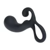 Prostate massager - Anelma LEVELZ Silicone Prostate Massager Black - Ergonomic Loop Handle Design L. See functions