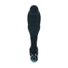 LEVELZ Rippled with Hard Loop Silicone Prostate Massager Model - Black