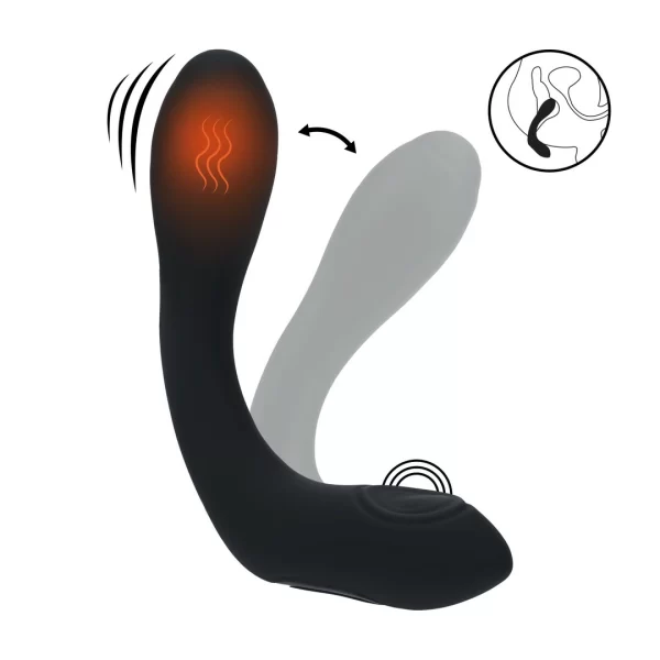 LEVELZ Bendable Silicone Prostate Stimulator Black