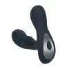 LEVELZ Stealth Black Silicone Intimate Prostate Device with Ball Stimulator. Prostate massager. See functions