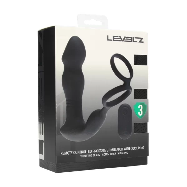 LEVELZ O-Remote Pro Czarny System Wibracyjny z PierÅ›cieniem i Pilotem