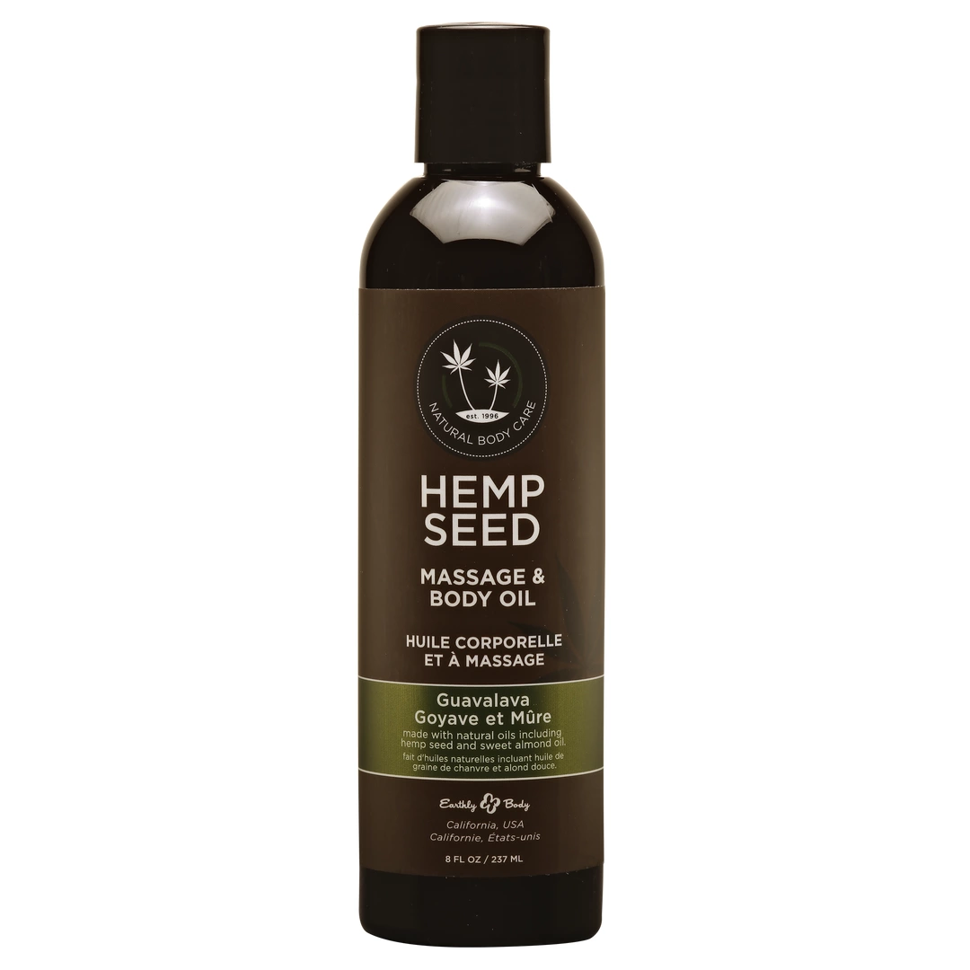 Earthly Body Guavalava Massage Oil 236ml - Nourishing Botanical Formula - Anelma Earthly Body Guavalava Massage Oil 236ml - Nourishing Botanical Formula