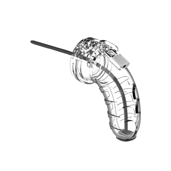 Shots Chastity System silikonowy z rozszerzaczem cewki 20