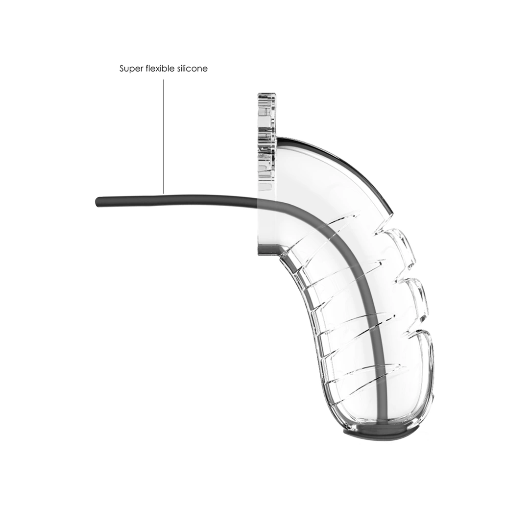 Shots Chastity System silikonowy z rozszerzaczem cewki 20