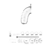 Shots Model 16 Silicone Chastity Cage with Urethral Dilator