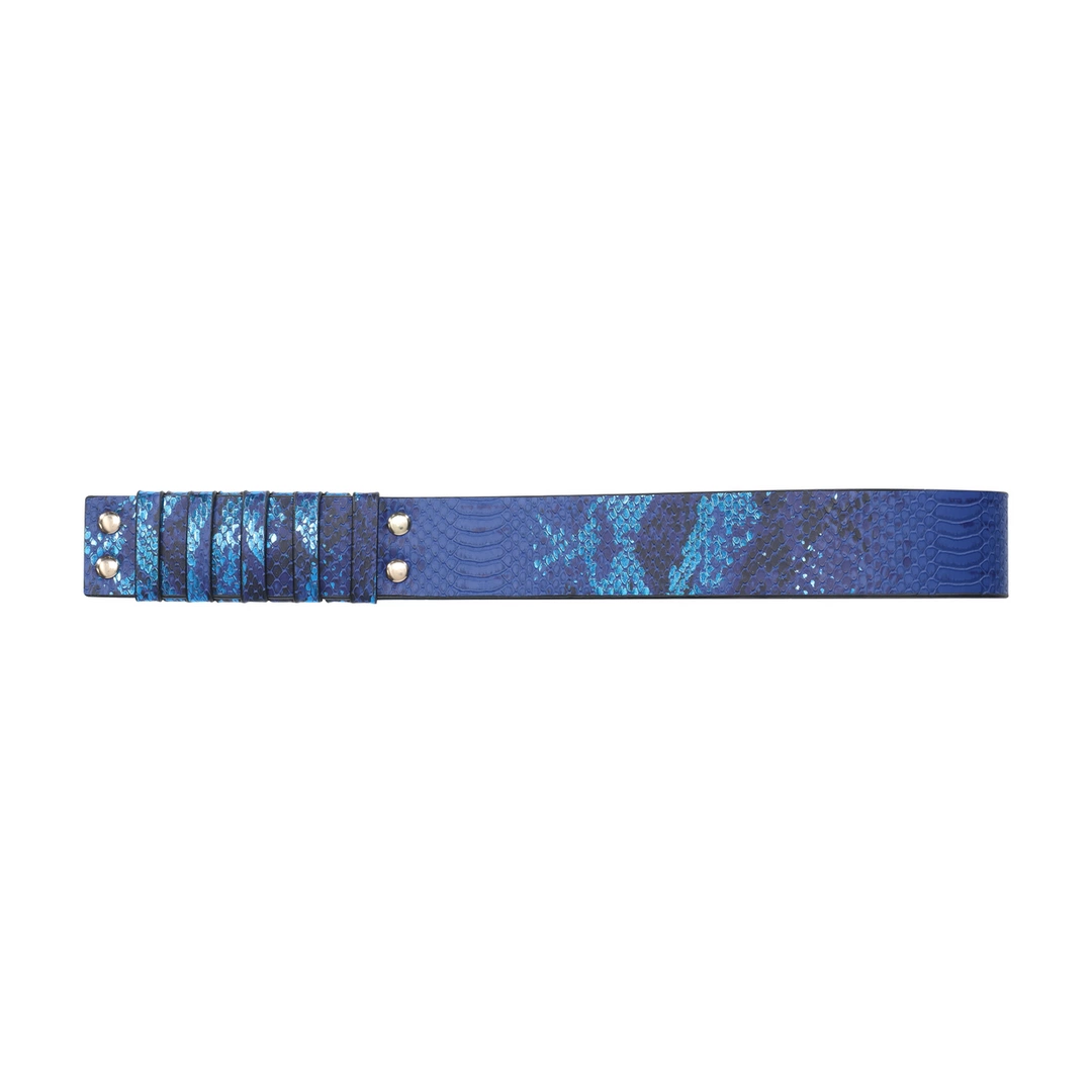 Ouch! Florence Collection Paddle Blue Bonded Leather Design