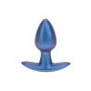Ouch! Metallic Blue Small Silicone Plug 2.6''/6.5cm
