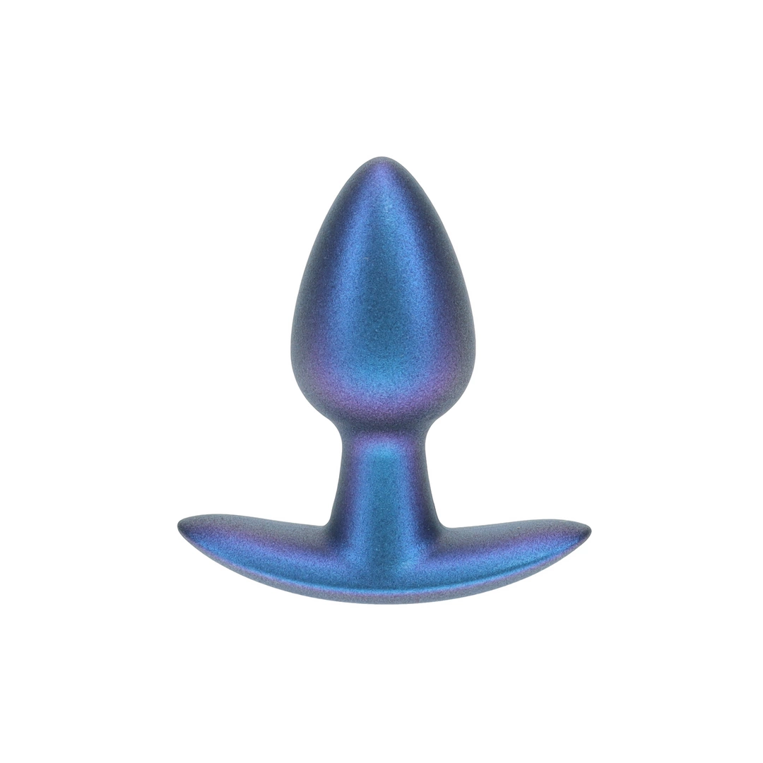 Ouch! Metallic Blue Small Silicone Plug 2.6''/6.5cm