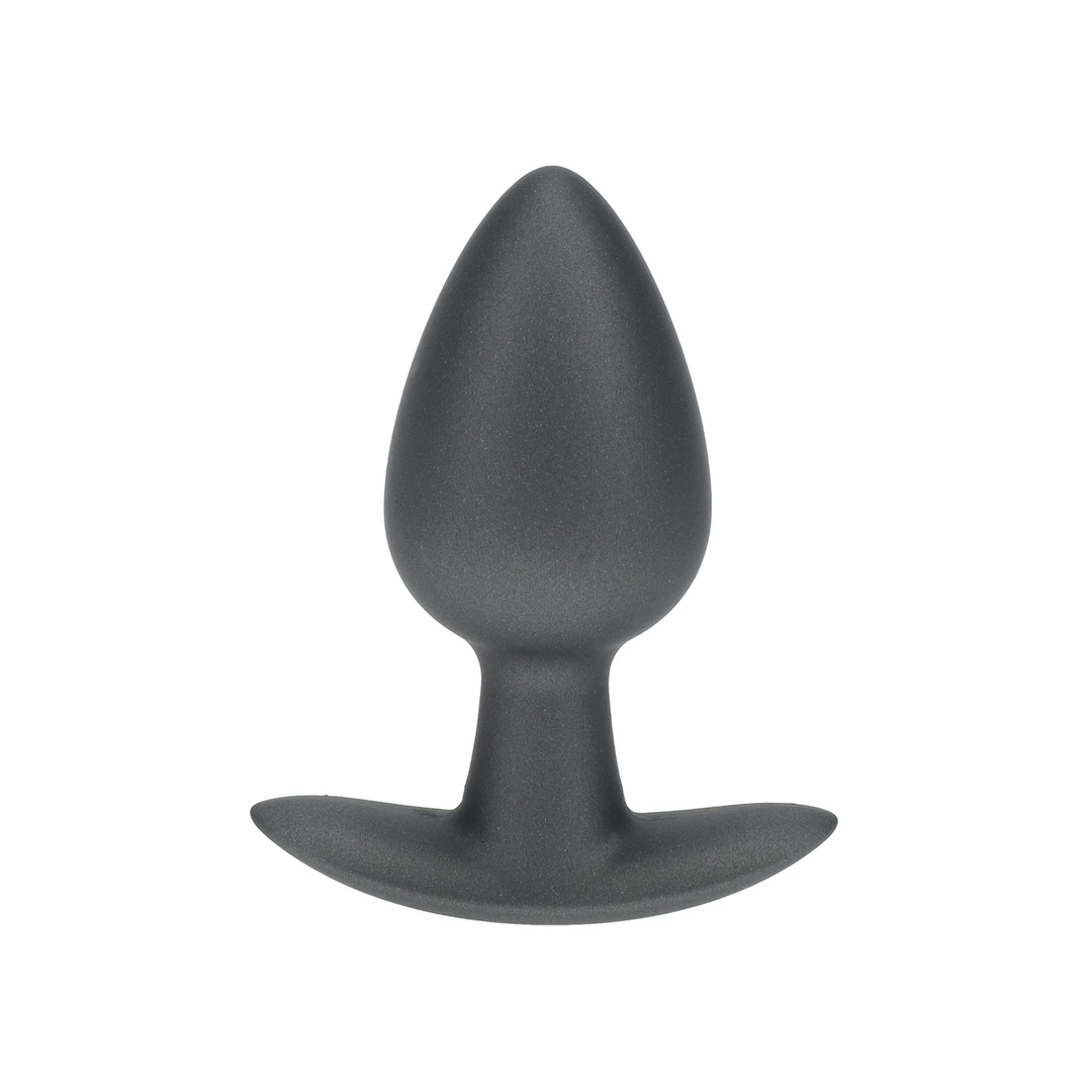 OUCH! Silicone Plug Medium 7.9cm Gunmetal
