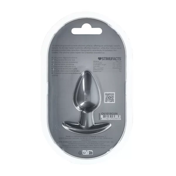 Ouch! Smooth Silicone Plug Medium 7