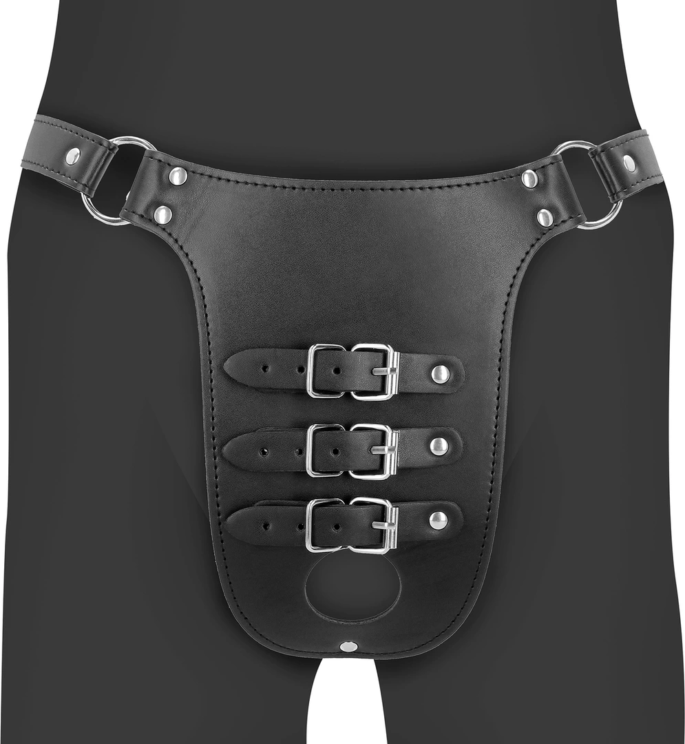 OUCH! Xtreme pas intymny PU Leather z paskami OUCH! Xtreme pas intymny PU Leather z paskami