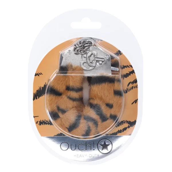 Ouch! Heavy-duty Tiger Fluffy Handcuffs