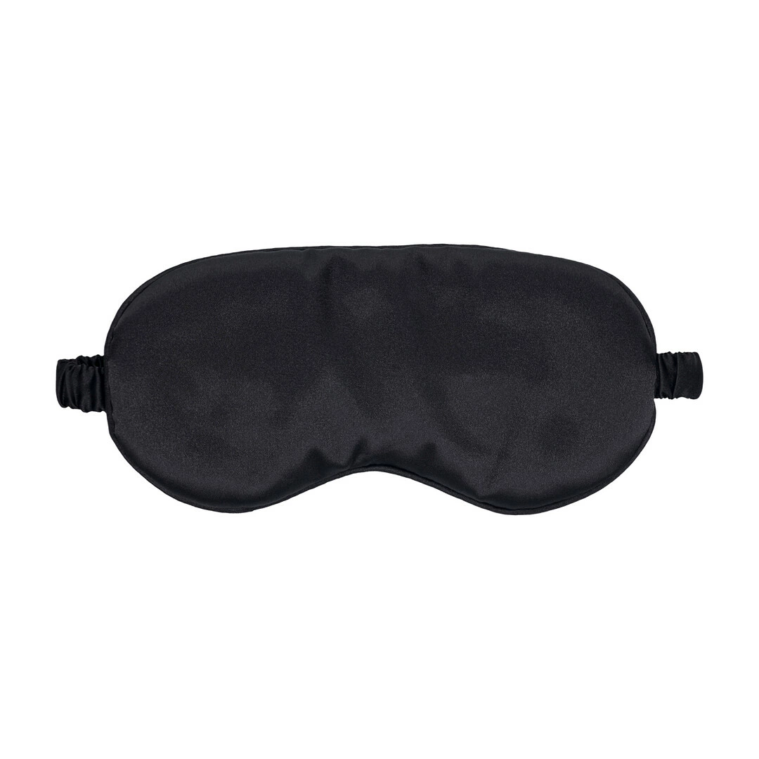 LoversPremium Satin Mask Black - satynowa maska na oczy czarna