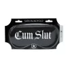 Ouch! Satin Eye Mask Black - Soft Printed Blindfold - Anelma Ouch! Satin Eye Mask Black - Soft Printed Blindfold