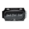 Suck Don't Bite Satin Eye Mask Black