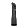 Fist of Pleasure XL Black 35 cm Anatomical Intimate Machine with Suction Base - Anelma sextoys