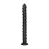 Pole of Power Anal Plug 56.5 cm Black - Spiral Design - Anelma sextoys