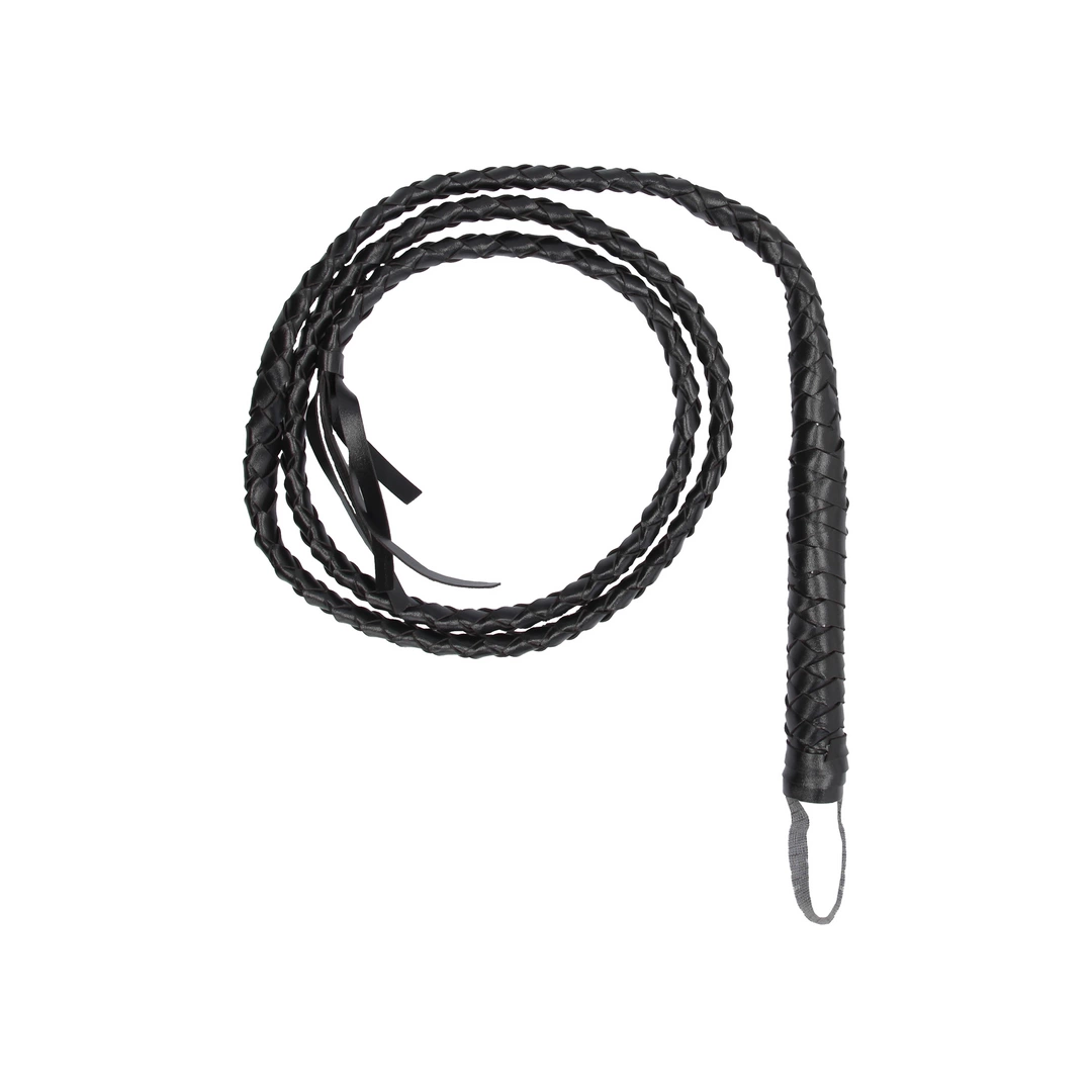 Ouch! Twisted Whip - pleciony bicz z wytrzymaÅ‚ej skory syntetycznej