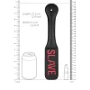 Ouch! Paddle SLAVE Reversed Lettering Black Leather Impact Ouch! Paddle SLAVE Reversed Lettering Black Leather Impact