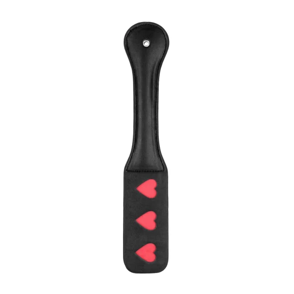 Lover's Premium Paddle Heart skorzane wiosÅ‚o z motywem serca