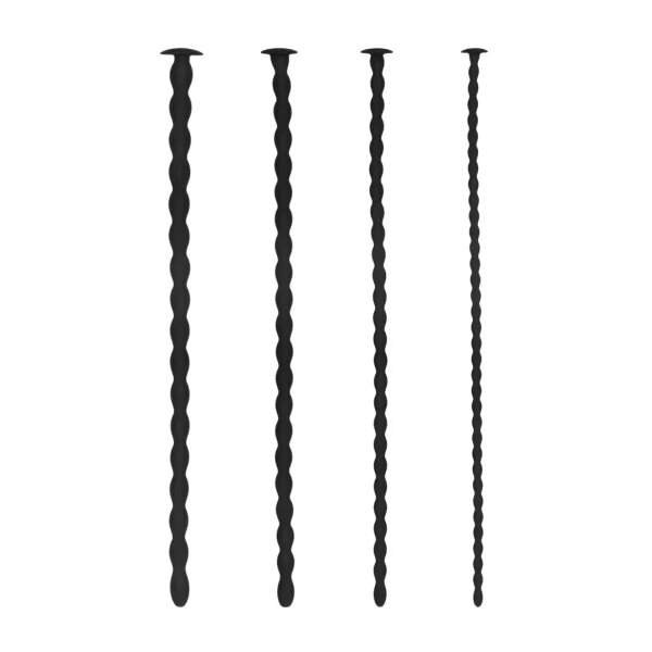 Ouch! Advanced Spiral Silicone Plug Set - 4 rozmiary