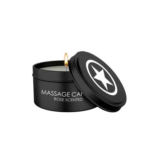 Ouch Massage Candle Rose Scented - Relaxing Aromatherapy Oil 150g