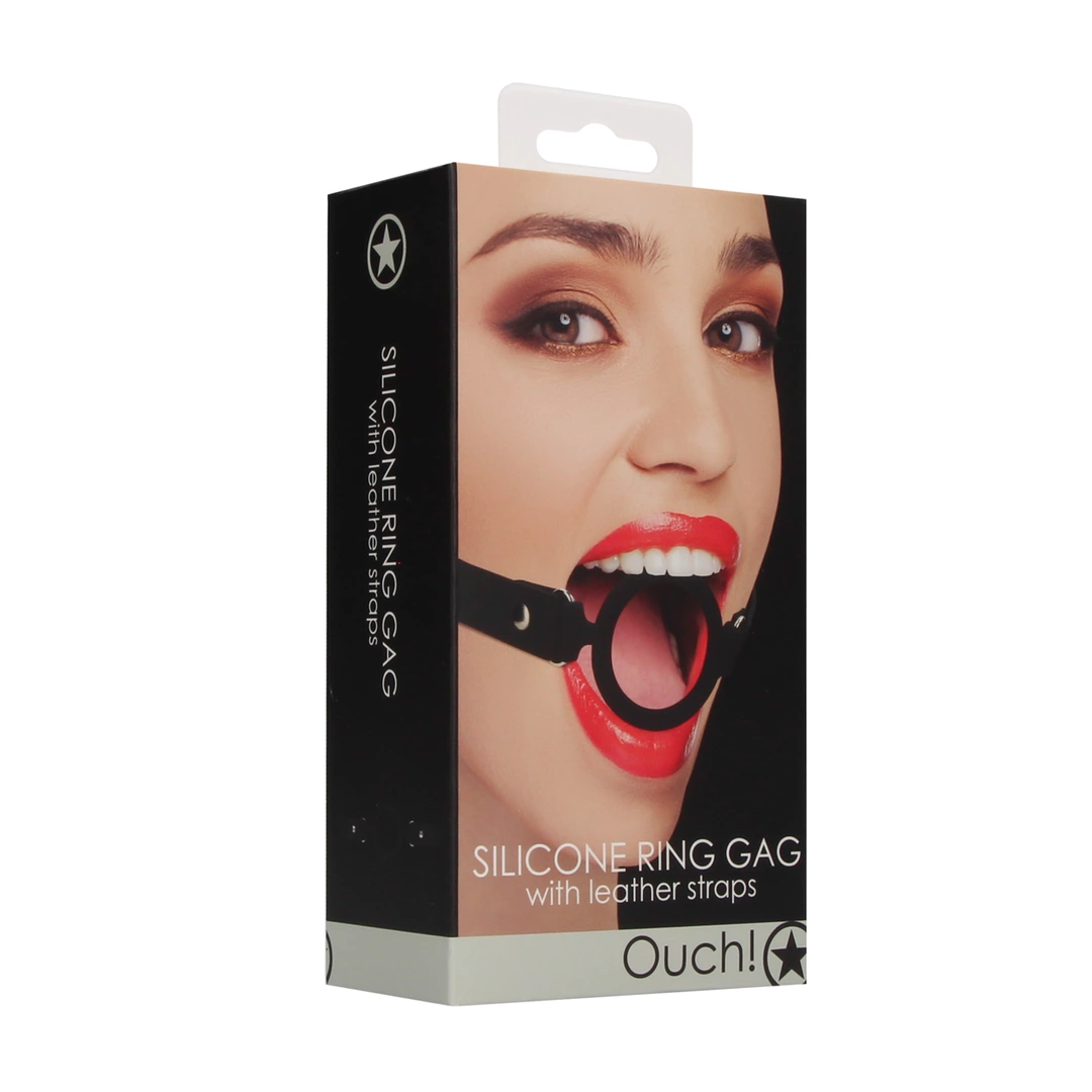 Shots Ouch! Silicone O-Ring System with Adjustable Leather