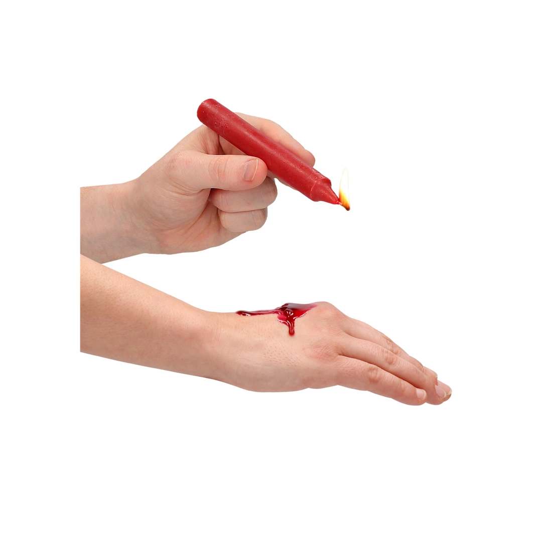Ouch! Teasing Wax Candles 4-Pack - Red