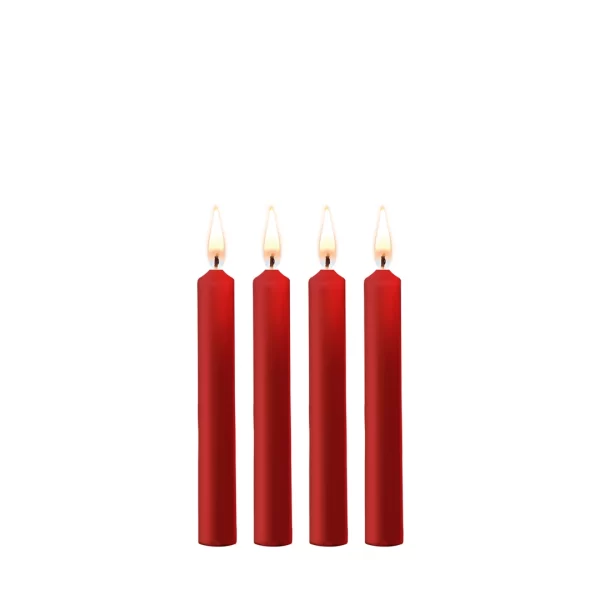 Ouch! Teasing Wax Candles 4-Pack - Red