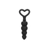 Shots Toys Silicone Flexible Bead Chain 18cm - Black