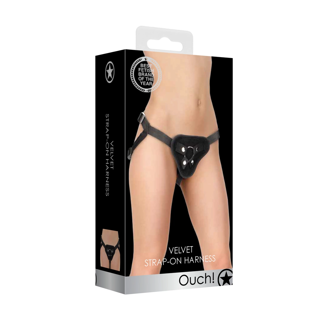 Ouch! Adjustable Intimate Harness with Universal O-Ring