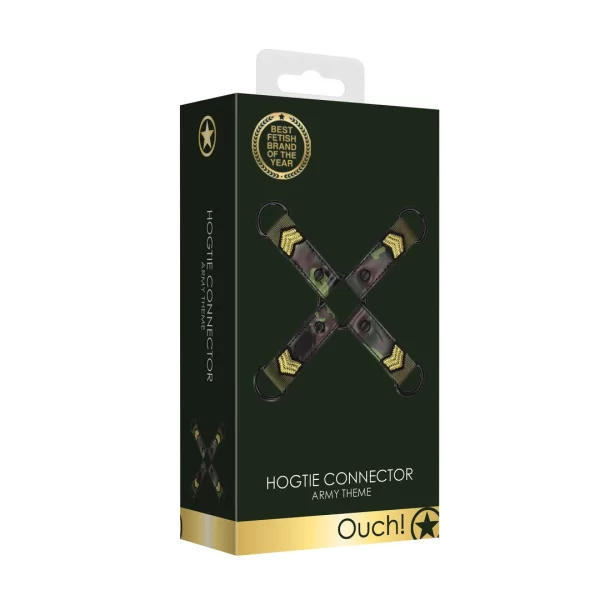 Shots Hogtie Connector Army Pattern Strong Bondage System